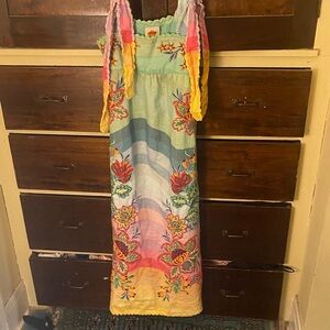 FARM Rio Colorful Floral Maxi Dress